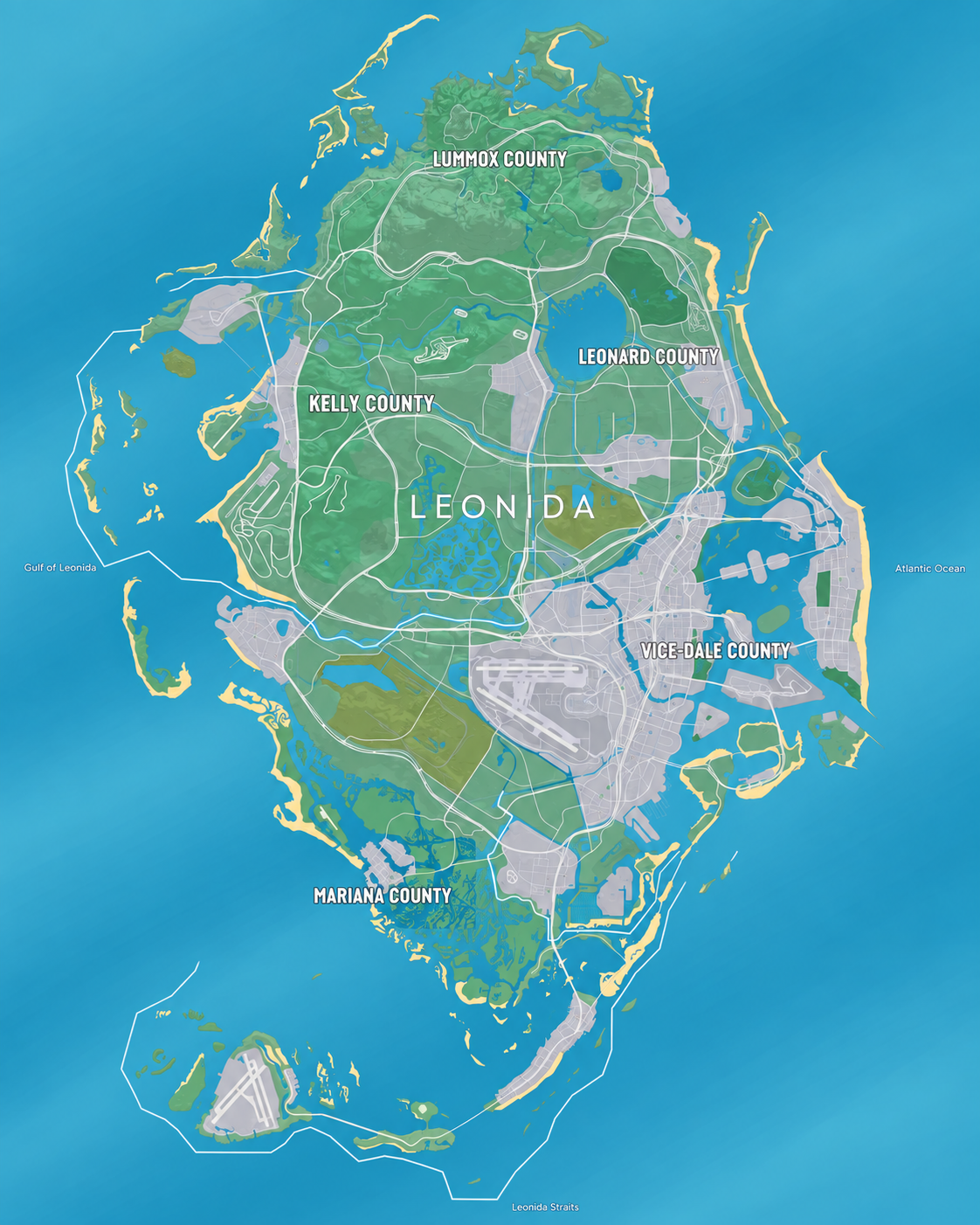 Cleaned original Leonida fan map