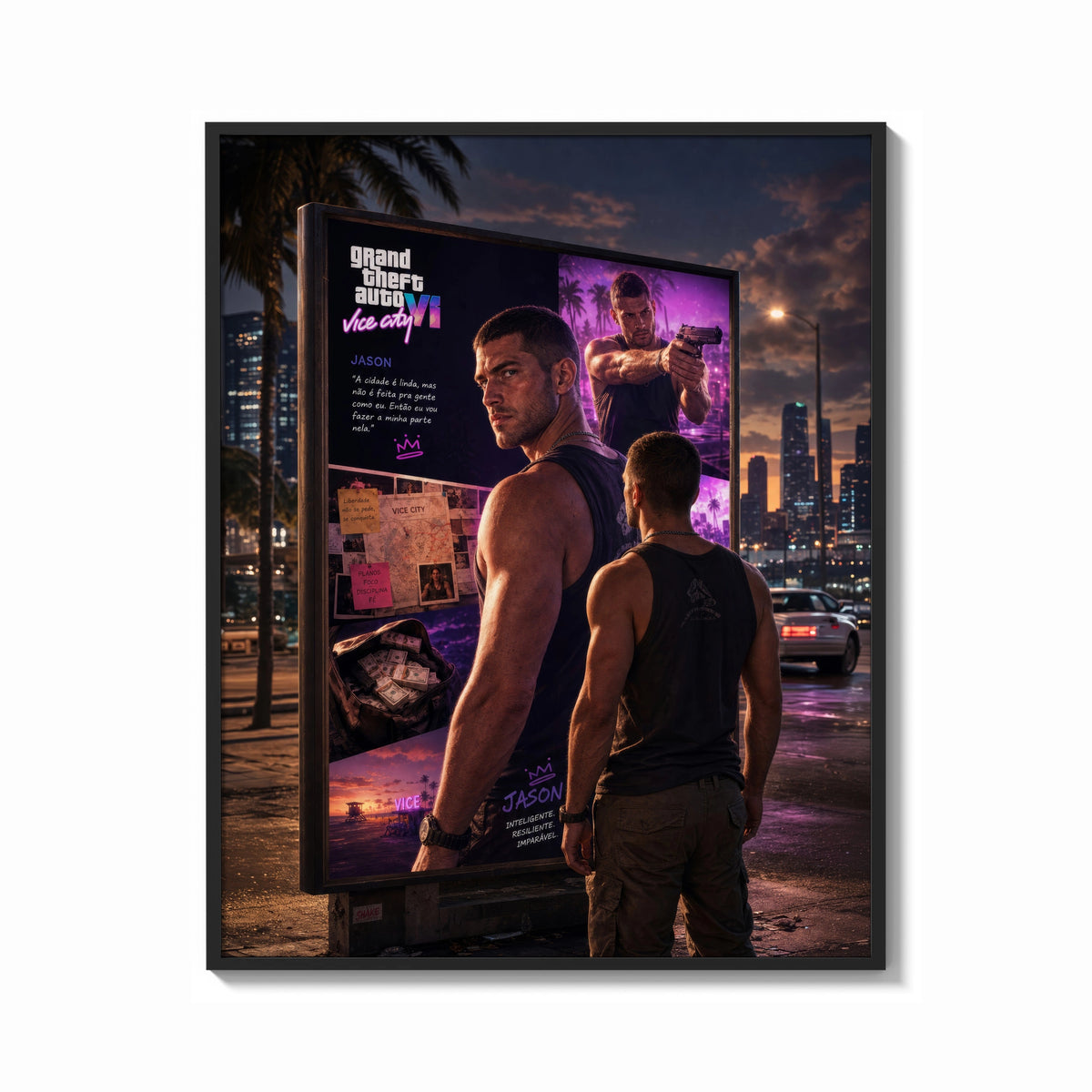 Jason Vice City Art Print